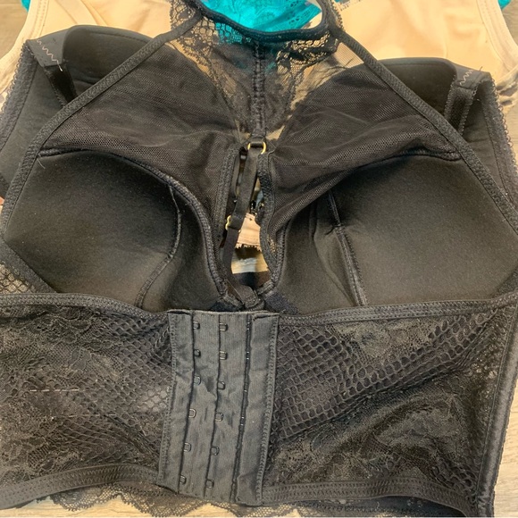 Victoria Secret Bundle 5 Bras PINK Date Racerback Push Up Halter - Picture 3 of 11